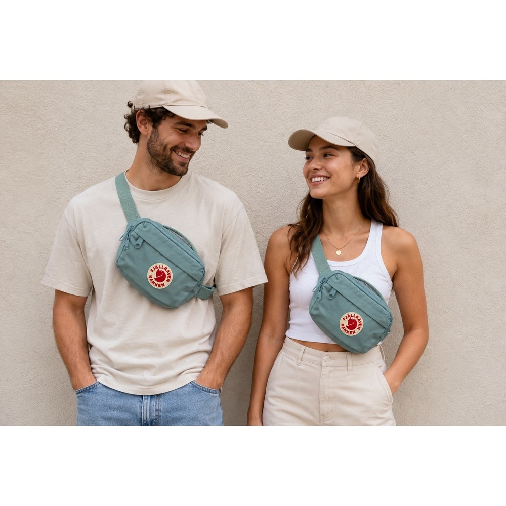 Fjallraven Kanken Hip Pack Sky Blue Waist Bag Fanny Pack Crossbody F23796